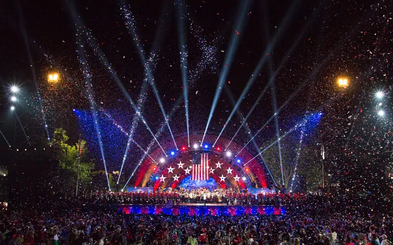 Celebre el 4 de julio en Bosotn con el espectácul Boston Pops Fireworks Spectacular